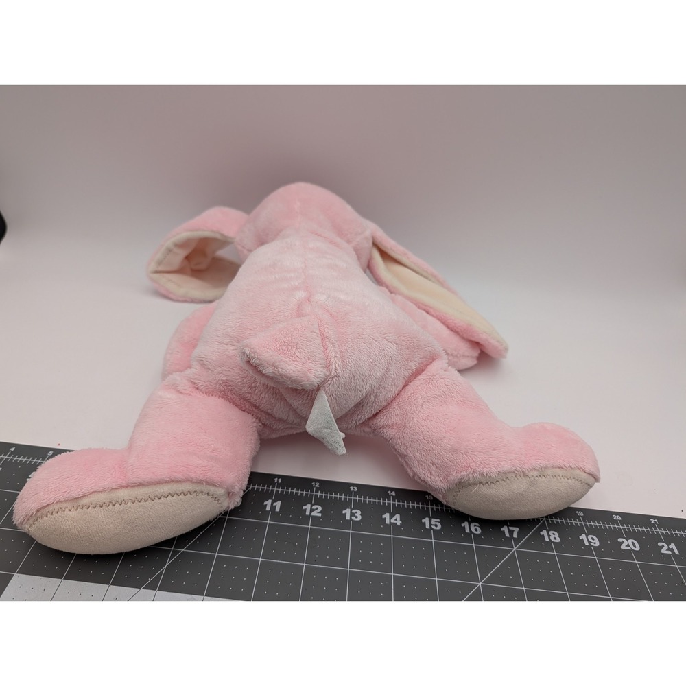 Pottery Barn Kids PBK Pink Rabbit Plush Stitched Ears Feet Stuffed Animal Toy - Picture 8 of 14